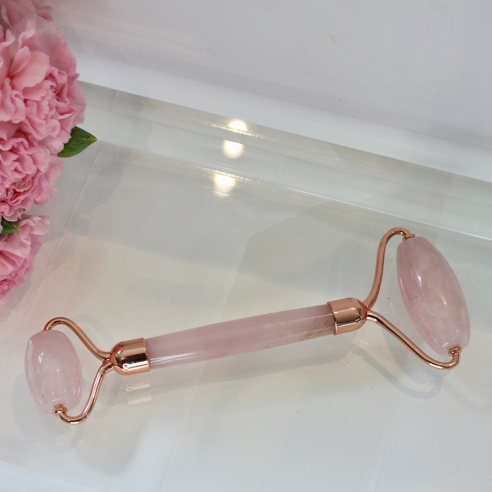 Rose Quartz Crystal Facial Roller